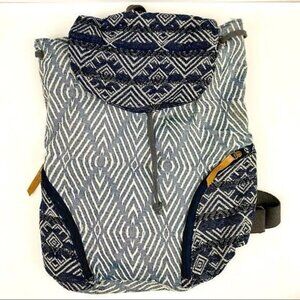 Earthbound Trading Company Boho Bohemian Tribal Cotton Blend Fabric Backpack